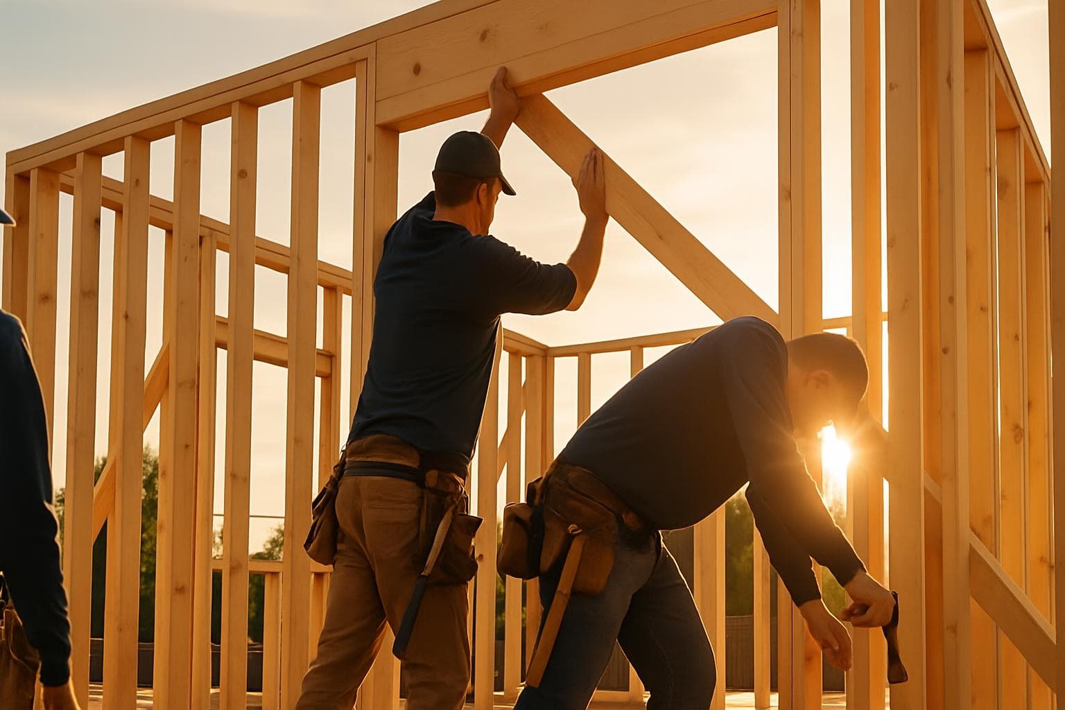 Conrad General Contracting team at work in the Lehigh Valley.