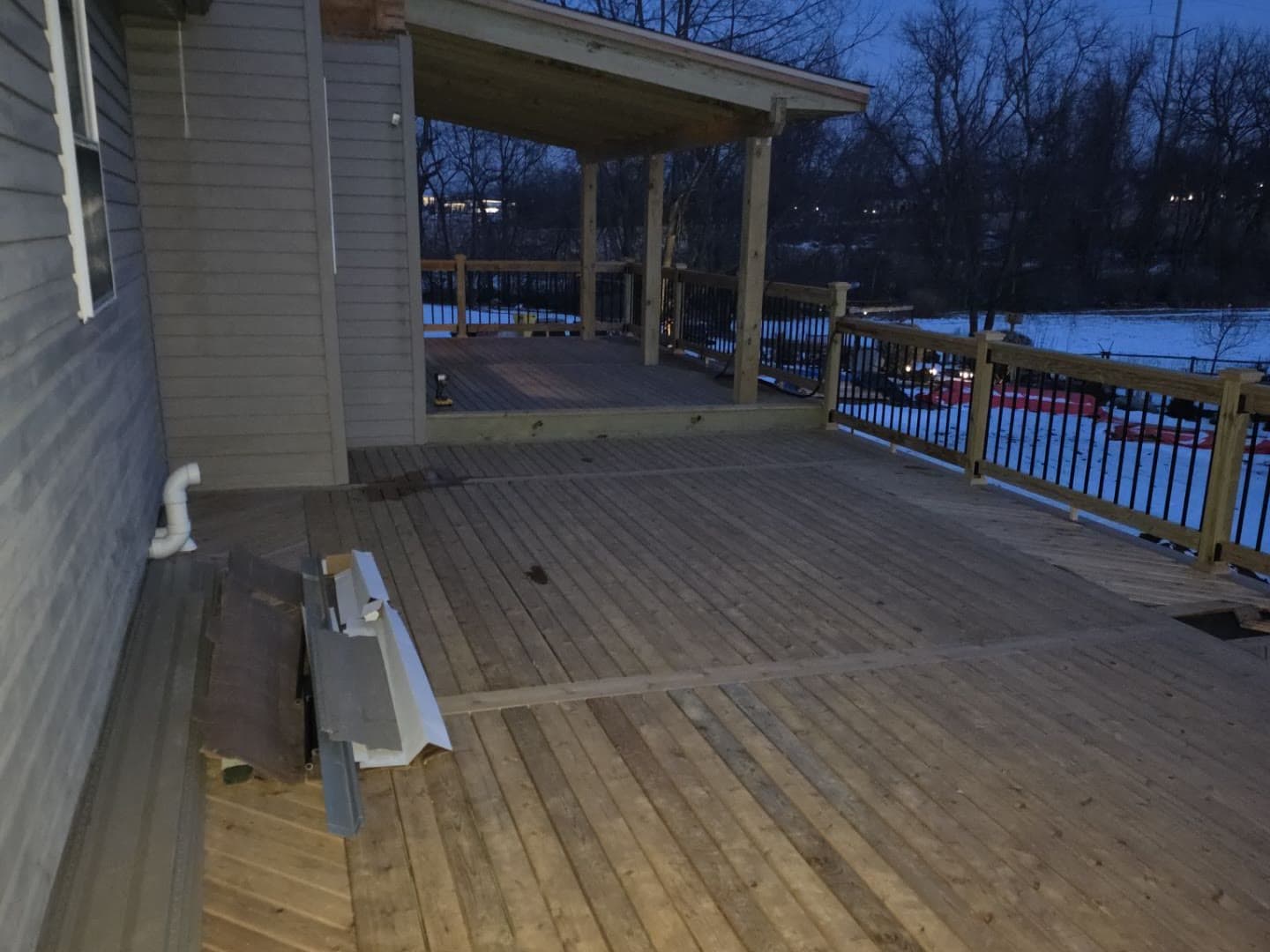 Covered deck and outdoor living project