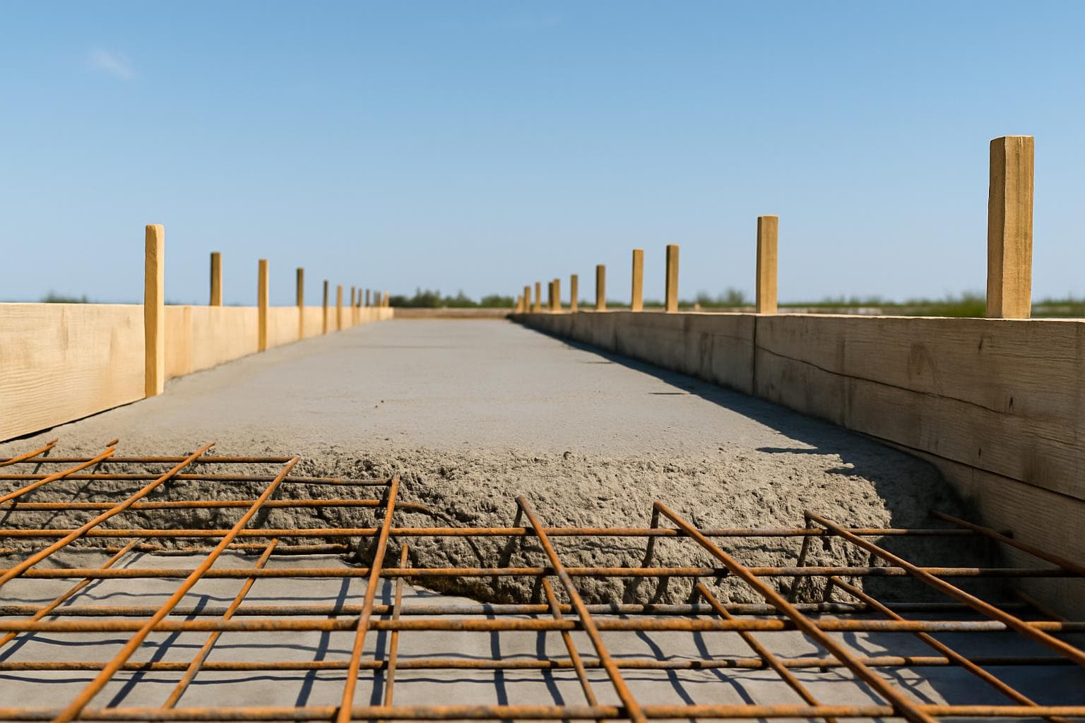 Structural concrete construction and reinforced concrete work